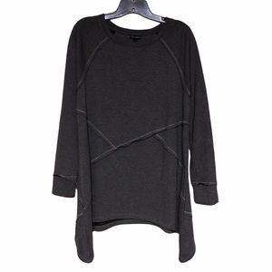 Coco + Carmen Dark Gray Tunic Sz L/XL